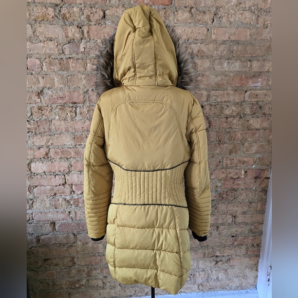 ☃️ Noize Gigi Mid Length Parka - Saffron Yellow - Picture 3 of 11